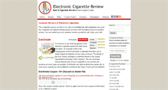 Desktop Screenshot of electronic-cigarette-review.biz